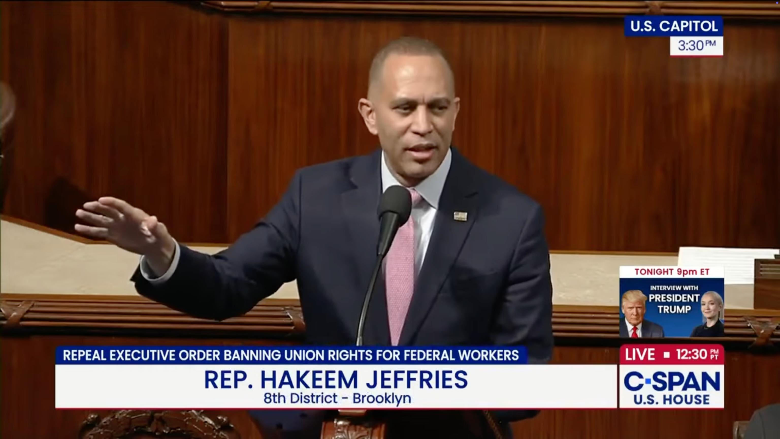 Leader Jeffries speaking on the House Floor