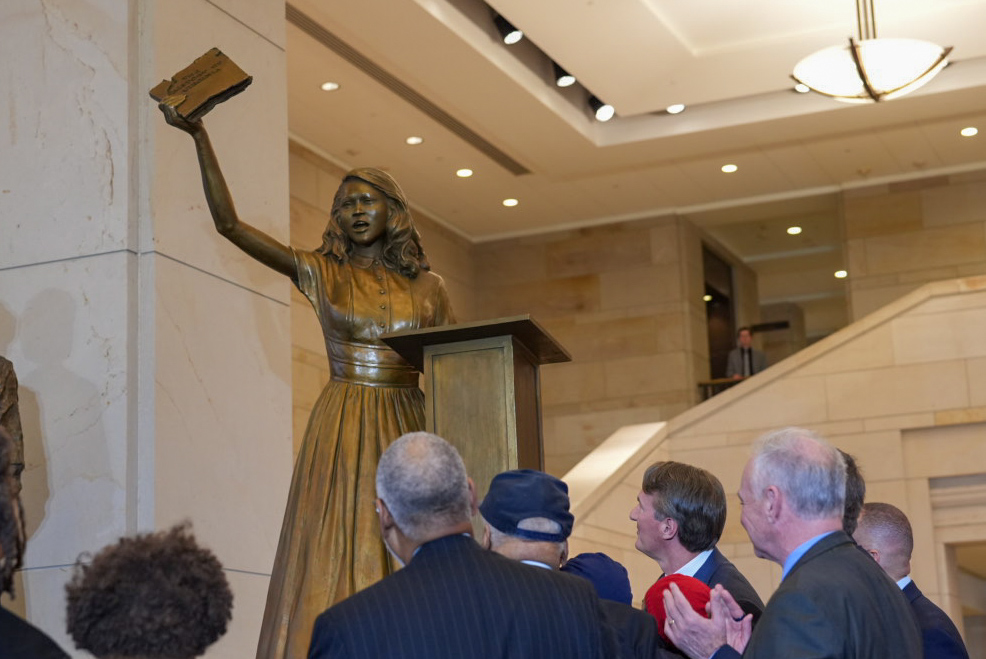 Statue of Barbara Rose Johns in Emancipation Hall
