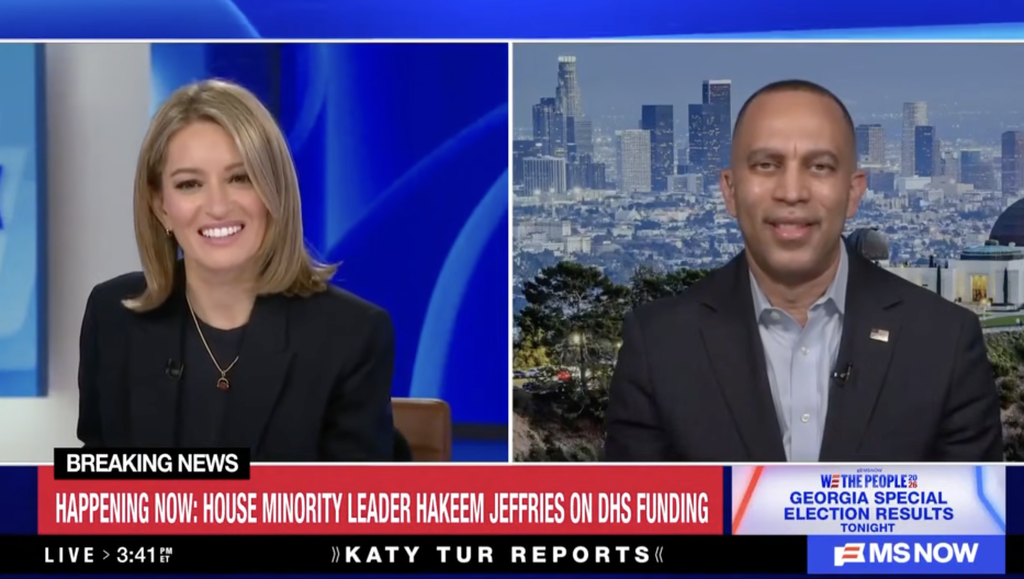 3.10.26, Leader Jeffries on MS NOW