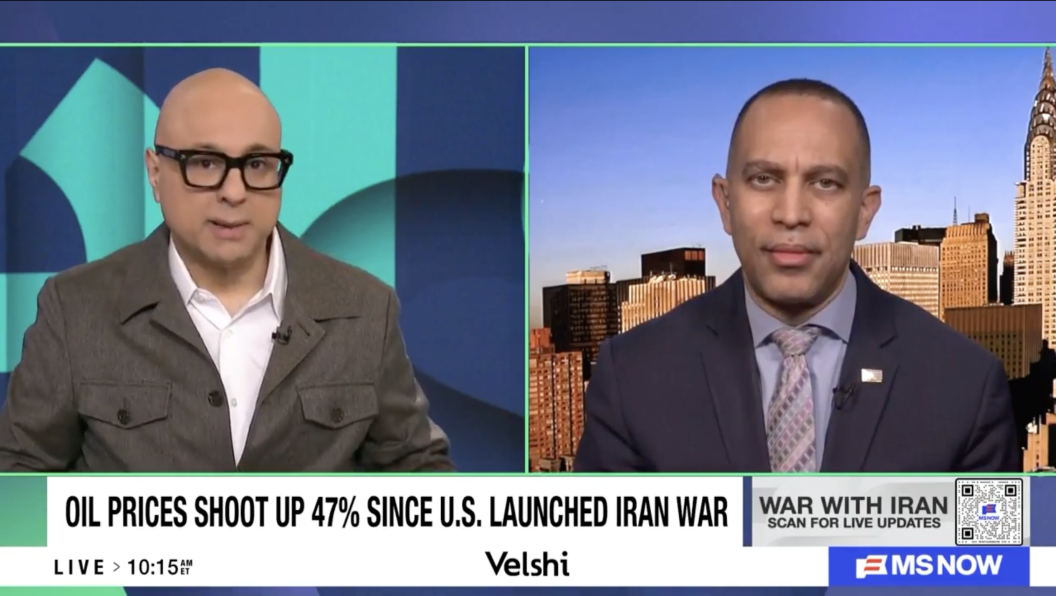 3.15.26 Leader Jeffries on MS NOW's Velshi