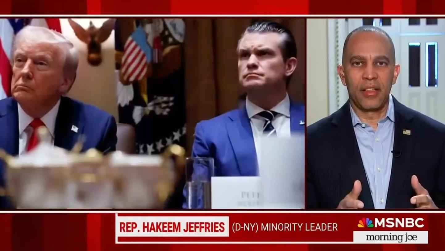Leader Jeffries appearing on MSNBC's Morning Joe