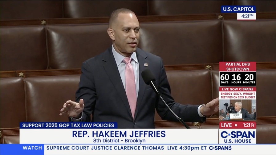 Leader Jeffries speaking on the House Floor