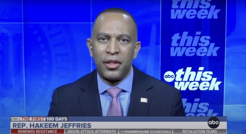 Leader Jeffries appearing on ABC's This Week