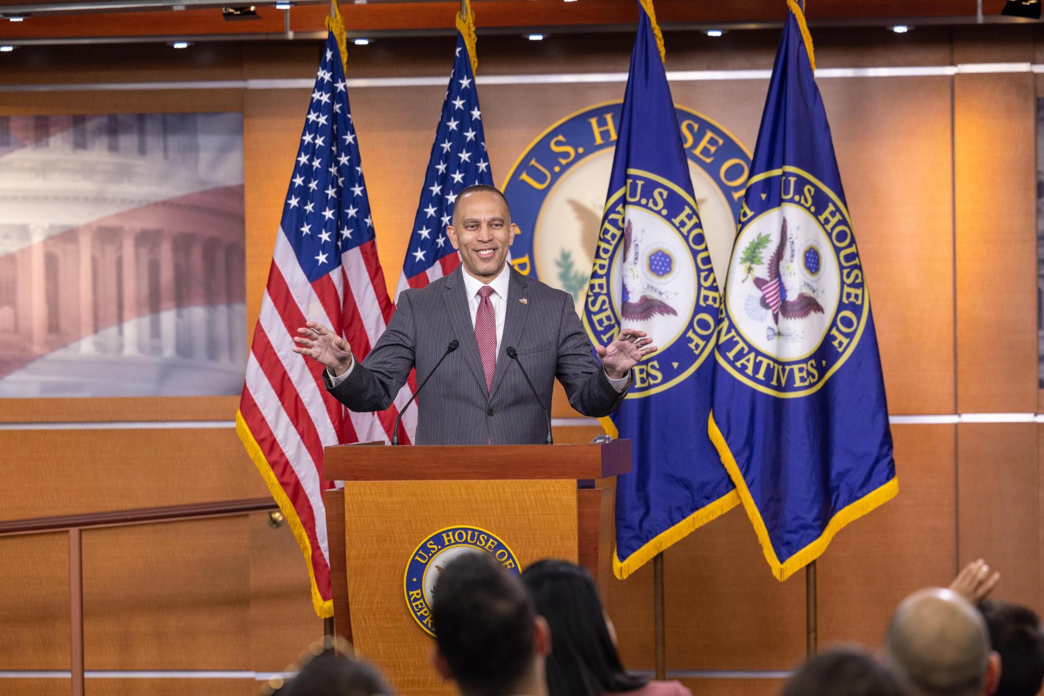 4.23.26, Leader Jeffries at Press Conference