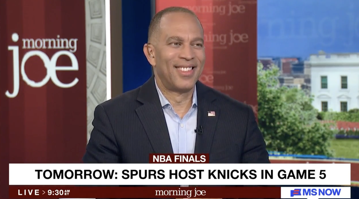 Leader Jeffries appearing on MS NOW's Morning Joe