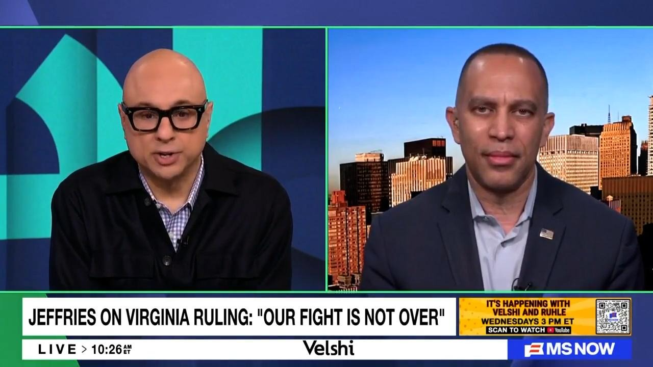 May 9 2026 - Leader Jeffries on MS NOW