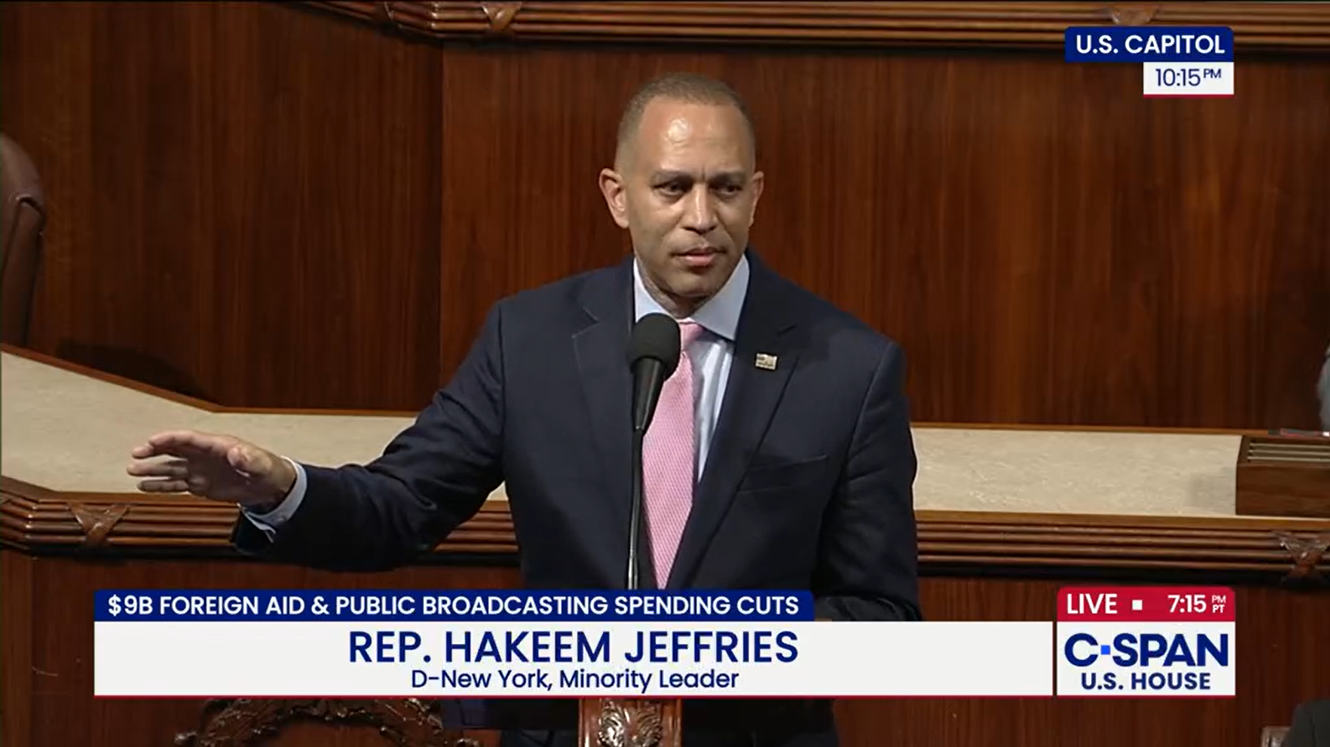 Leader Jeffries speaking on the House Floor