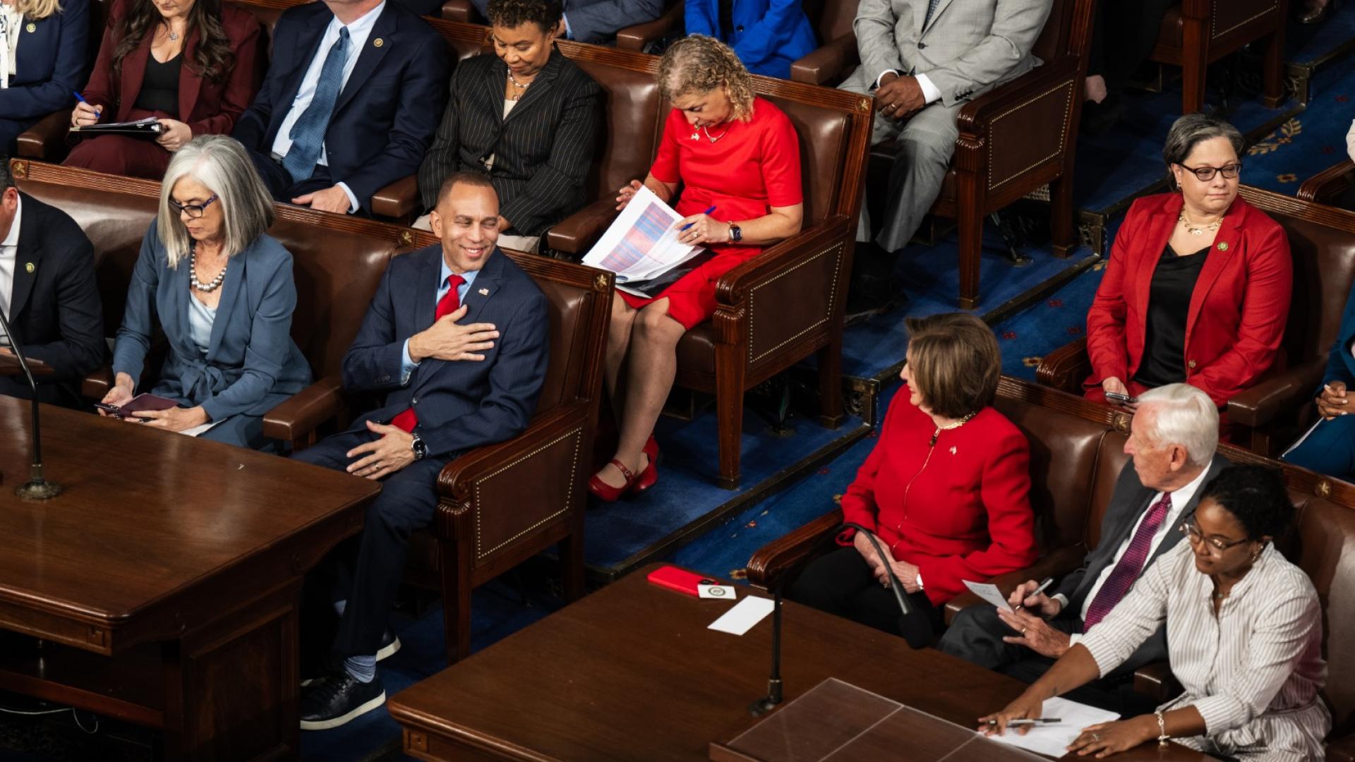 Sitting in the chamber