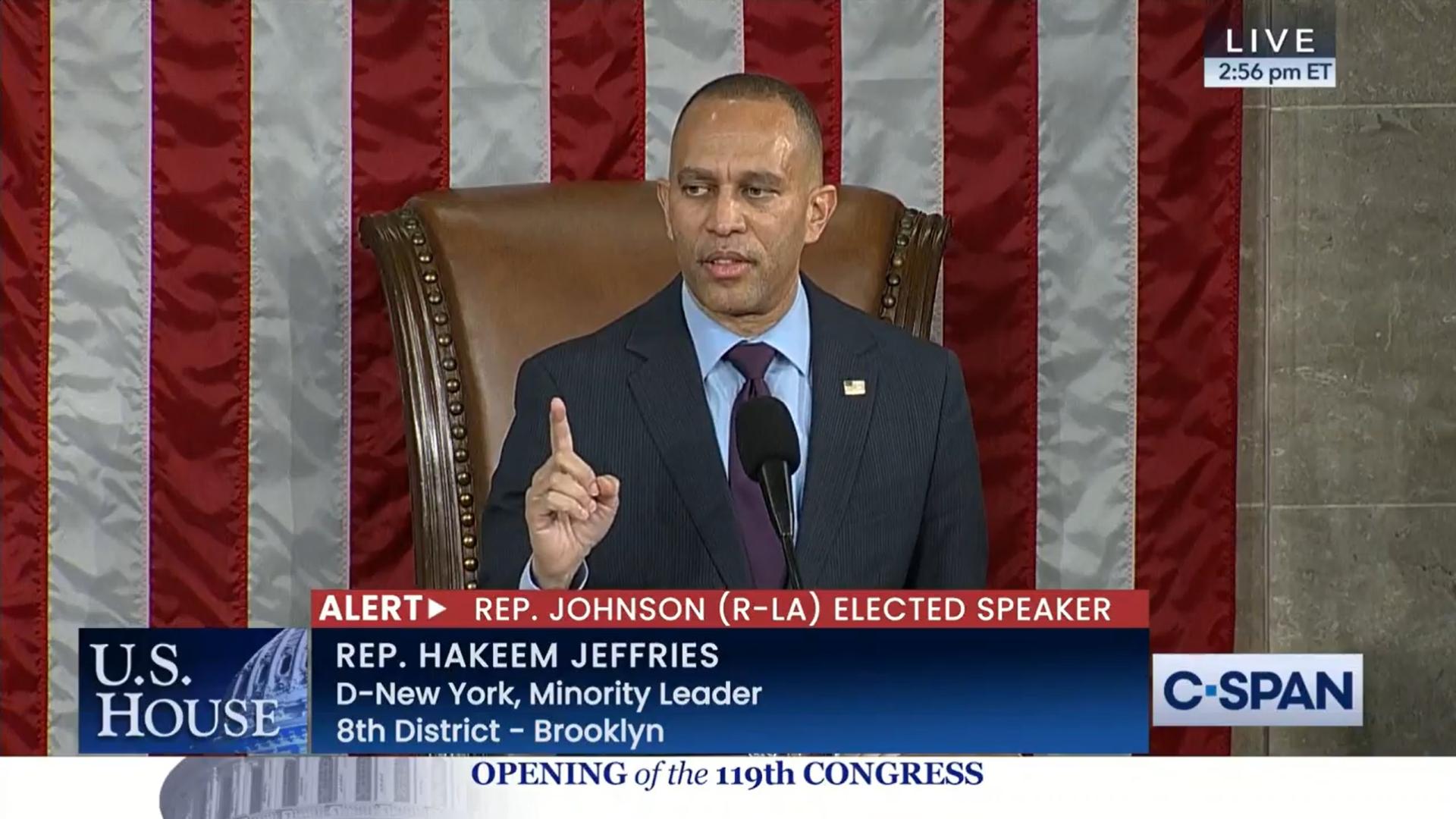 Leader Jeffries speaking on the House Floor