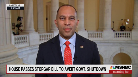 Leader Jeffries appearing on MSNBC's Morning Joe