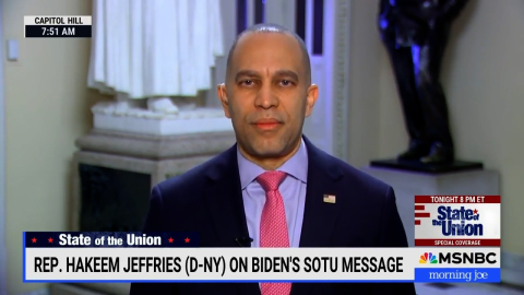 Leader Jeffries appearing on MSNBC's Morning Joe