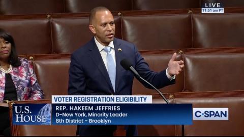 Leader Jeffries speaking on the House Floor