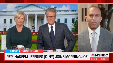 Leader Jeffries appearing on MSNBC's Morning Joe