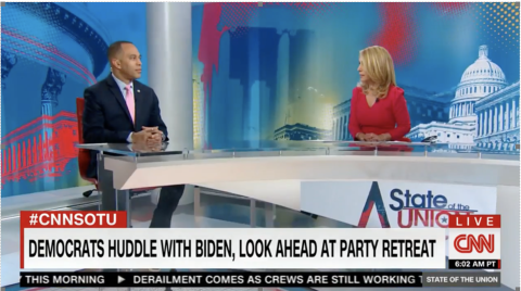 Leader Jeffries with Dana Bash on CNN's State of the Union