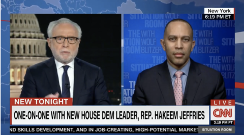 Leader Jeffries speaks with Wolf Blitzer on CNN