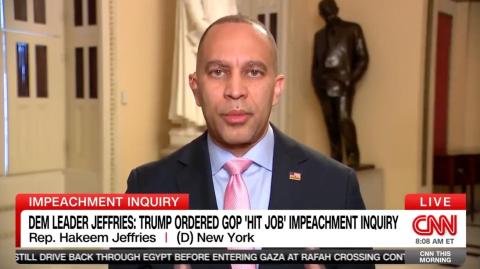 Leader Jeffries appearing on CNN's This Morning