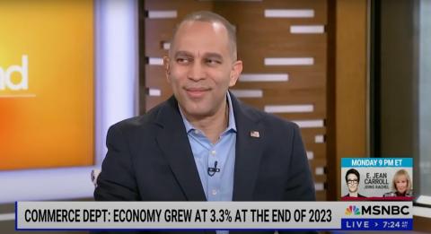 Leader Jeffries on MSNBC's The Weekend