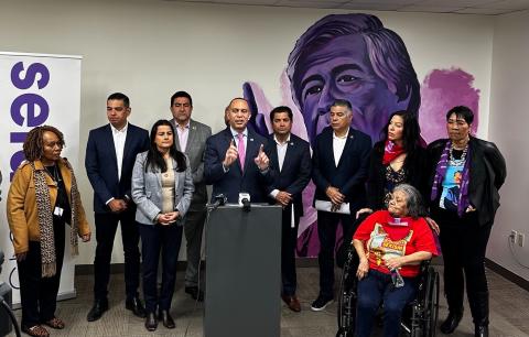 Leader Jeffries at SEIU Presser