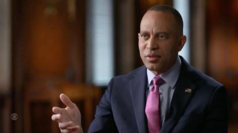 Leader Jeffries appearing on CBS 60 Minutes
