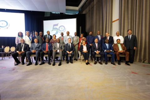 Group photo with CODEL and CARICOM Heads of State